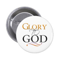 Glory to God button buttons