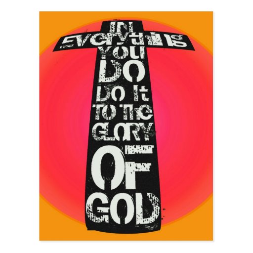 Glory to God Gifts & Greetings Postcards