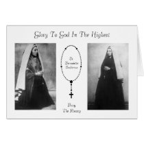 GLORY TO GOD IN THE HIGHEST GREETING CARD