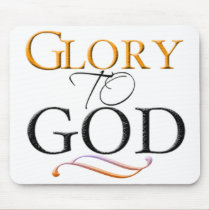 Glory to God Mousepad mousepads