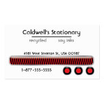Glossy Bars and Buttons - Onyx and Red Dots