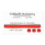 Glossy Bars and Buttons - Red