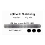 Glossy Bars and Buttons - Silver and Onyx