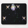 Glossy Flowers and Butterflies Mousepad