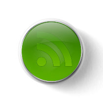 Glossy Green RSS Button by podcastdesigns Glossy Green RSS Button