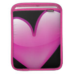 Glossy heart iPad sleeve