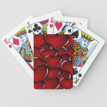 Glossy Hearts Playing Cards playing cards