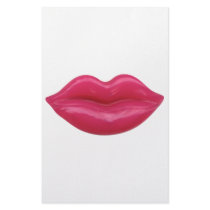Glossy Lips Custom Stationery