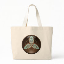 Glossy Trinity Knot bags