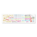 Glossy Words Sticker bumper stickers
