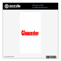 Gloucester city in england iPhone 4S decal
