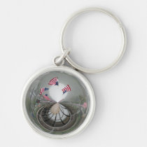 Gloucester Flags Circle Keychain keychains