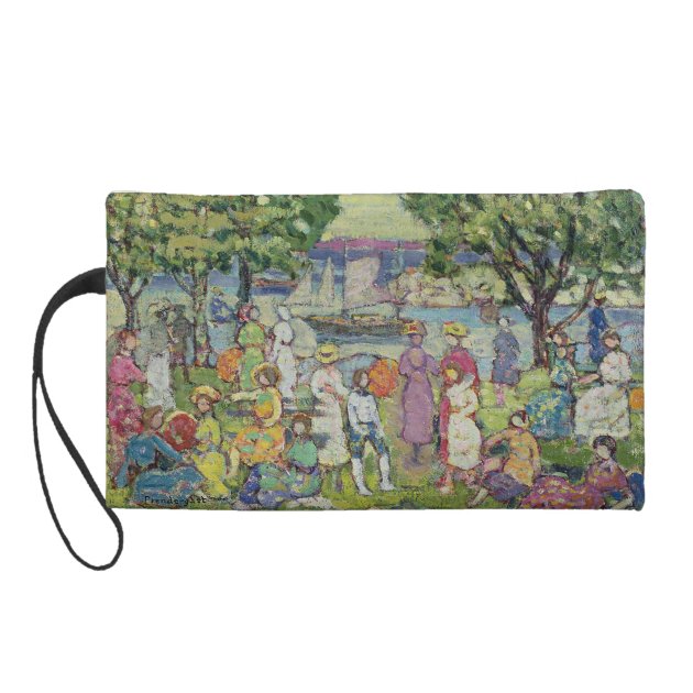 Gloucester Harbour (oil on canvas) Wristlet Clutches-1