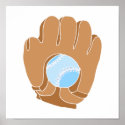 Glove & Ball Baseball