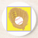 Glove in ball logo