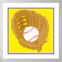 Glove in ball logo