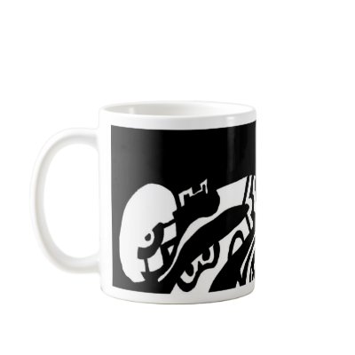 "Glow" Abstract Art Coffee Mug by RLMdesignes