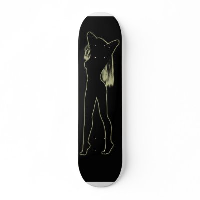 Glow Babe Skateboards by coinsrus