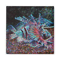 glow fish magnets
