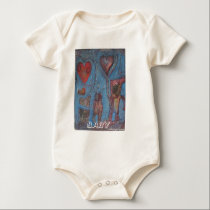 Glow Heart Baby Tee t-shirts