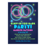 Glow in the Dark Party Invitations Rings & Stars Glow in the Dark Party Invitations Rings & Stars