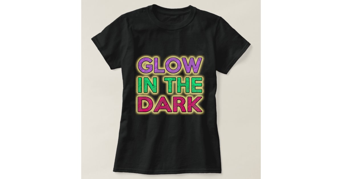 glow in the dark shirt women