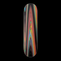 Glow Stick Design Skateboard