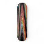 Glow Stick Design Skateboard