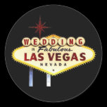 Glow WEDDING In Fabulous Las Vegas Sticker stickers