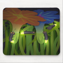 Glow Worms at Night Mousepad mousepads