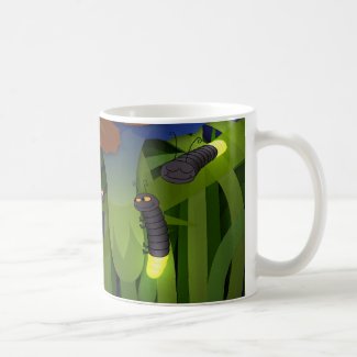 Glow Worms at Night Mug mug