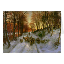 Glowed with Tints of Evening Hours Greeting Card