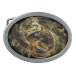 Glowing belt buckles
