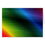 Glowing Abstract Background Greeting Card