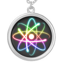 Glowing Atom Necklace
