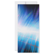 Glowing Audio Waveform Customized Rack Card