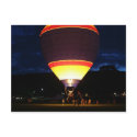 Glowing balloon, ufo postcards