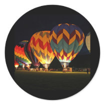 Glowing Balloons!  Light up the night! stickers