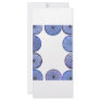 Glowing blue Lemon and lime slice frame Rack Card Design