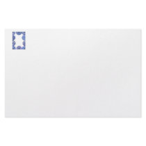 Glowing blue Lemon and lime slice frame Stationery Paper