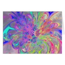 Glowing Burst of Color cards