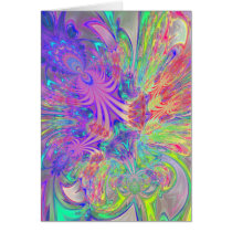 Glowing Burst of Color cards
