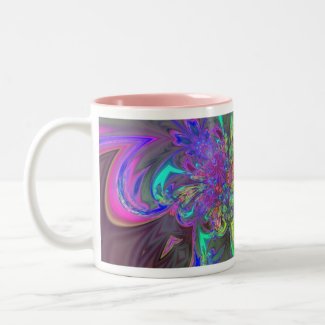 Glowing Burst of Color mug
