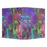 Glowing Burst of Color – Teal & Violet Deva binders