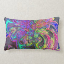 Glowing Burst of Color – Teal & Violet Deva Throw Pillows