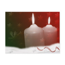 Glowing Candle Postcard by aslentz Glowing Candle Postcard