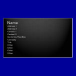 GLOWING CARBON BLACK GRAY DOTS DARK PATTERN business cards