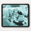 Glowing Christmas themed Products mousepads by allthingsnatural Glowing Christmas themed Products mousepads