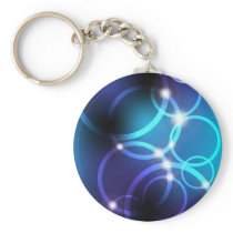Glowing Circles Key Chain