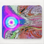 Glowing Comet Mouse Pads